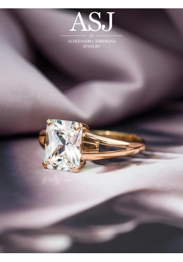 Asj Taşlı Altın Nişan Yüzüğü Gümüş 925 344375388 Beyaz