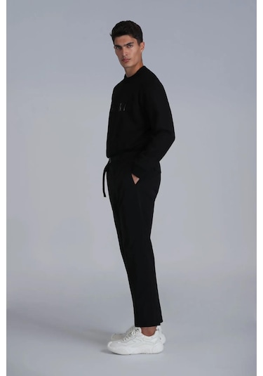 Lufian Luther Erkek Sweatshirt Siyah 001