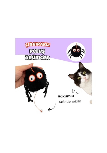 Miyav Cadılar Bayramı Temalı Kedi Oyuncak  Seti