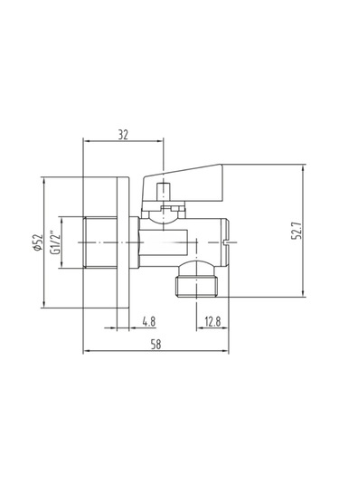 Nsk N2512302 Filtreli Ara Musluk Krom 2'li Rozet Dahil Krom