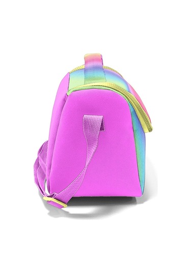 Coral High Thermo Beslenme Çantası - Kız Çocuk, Lacivert Mavi Çizgi Desenli Çok Renkli