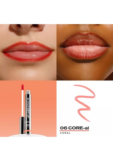 Sacheu Lip Liner Stay-n Soyulabilir Uzun Süre Kalıcı Dudak Çizgisi Belirginleştirici 06 Coreal 3.5ml 06 Coreal