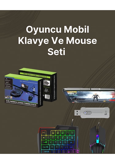Kablosuz Mobil Oyun Kiti 5 Parça Tam Set 96171708