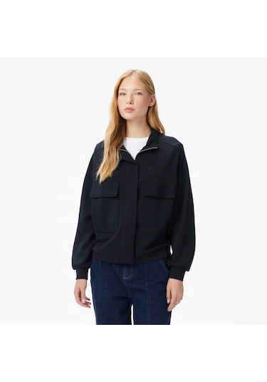 Nautica Kadın Siyah Oversize Sweatshirt Düz 57k614t Siyah