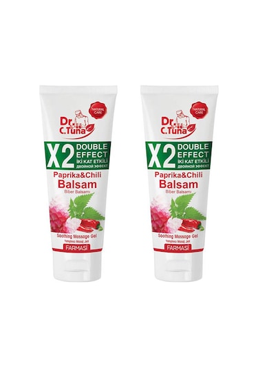 Farmasi Dr. C. Tuna İki Kat Etkili Biberli Masaj Jeli 2 x 250 ML