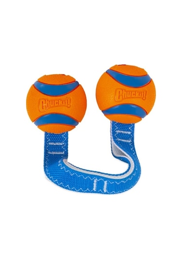 Chuckit! Ultra Duo Tug Çekiştirme Köpek Oyun Topu M 2'li 6.4 CM
