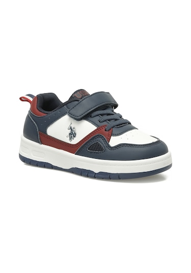 U.s. Polo Assn. Eny Jr 5pr Lacivert Erkek Çocuk Sneaker 000000000102032060 Lacivert-Kırmızı