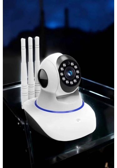 Buğz Wifi Kamera Ev Kamerası Gece Görüşlü Kablosuz Bebek Izleme Kamerası