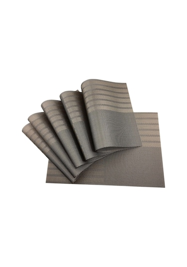 Yeşil 4 Adet Placemats Yemek Masası Yer Paspasları Seti Kaymaz Yalıtım Pvc Yerleştirme Su Geçirmez Isıya Dayanıklı Mutfak Masa Paspasları Yeşil