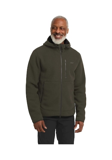 Jack Wolfskın Jack Wolfskin Lake Ridge Hooded Erkek Yeşil Outdoor Ceketi E0205 Haki