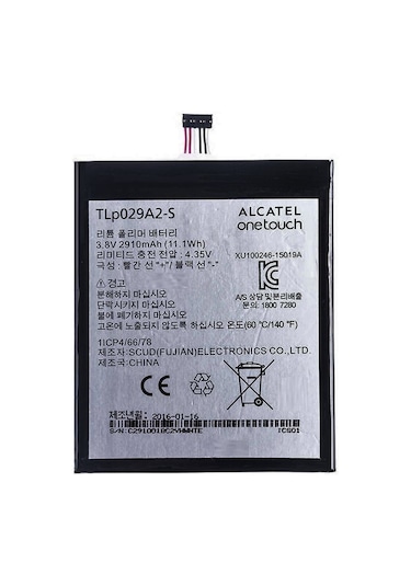 Alcatel İdol 3 5.5 İnç Tlp 029A2-S Batarya Pil 2910Mah