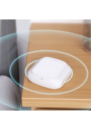 Suofeng Akıllı Ev Kontrolü İçin Zigbee Bağlantılı İki Düğmeli Beyaz Sahne Anahtarı - Uygulama İle Kullanım 1-gang