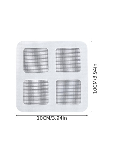 6 Adet Pencere Teli Onarım Bandı - Kapı Ve Pencere Deliklerini Hızlı Ve Kolay Bir Şekilde Kapatmak İçin Kendinden Yapışkanlı Yamalar - 3.94x3.94 İnç