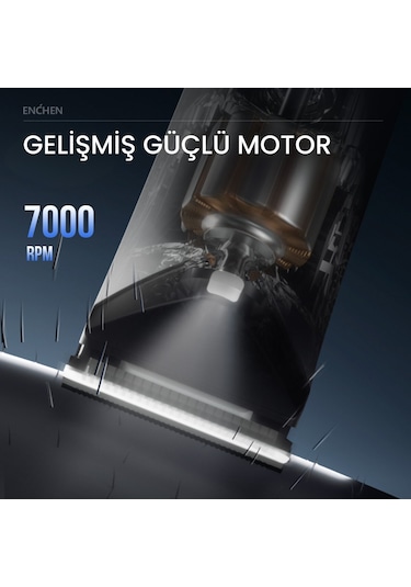 Enchen Spark 2 Led Işıklı Şarjlı Çok Fonksiyonlu Saç Ve Tıraş Makinesi