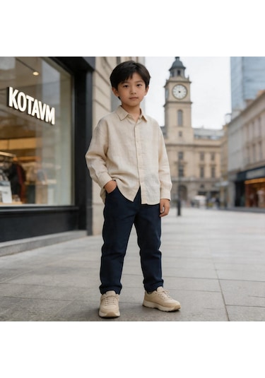 Kaizer Jeans Lacivert Çocuk Pantolonu