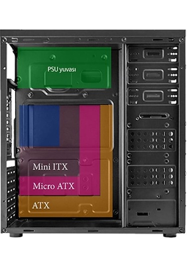 Vento TA-K61 750W USB 3.0 Midi Tower Kasa