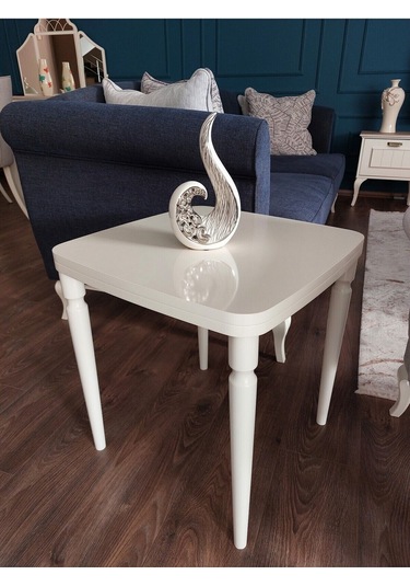 Akset Lüx Yan Sehpa Full Krem