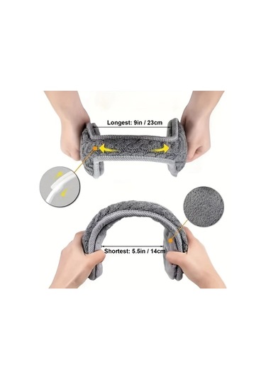 Primepickings Siyah Kadın Erkek Polar Kulaklık Kışlık Katlanır Kayak Bisiklet