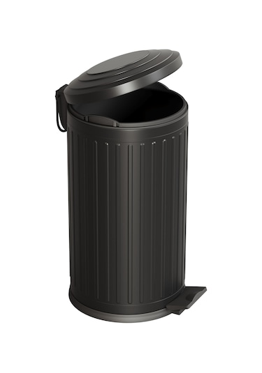 Aqua Bagno Midas Çöp Kovası -pedallı 16 Lt. , Mat Siyah