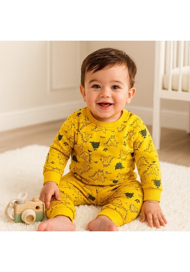 İndiana 2 İp Cep Detaylı Takım Sari