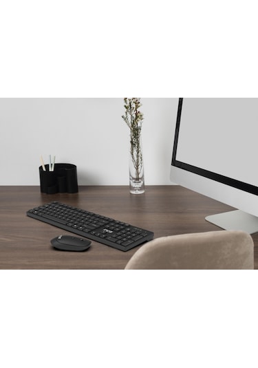 Inca Iws-537 Wireless Slim Design Soft Touch Q Keyboard&mouse Se