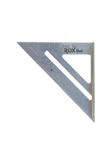Rox Wood 0099 Alüminyum Üçgen Marangoz Gönye 7 inç