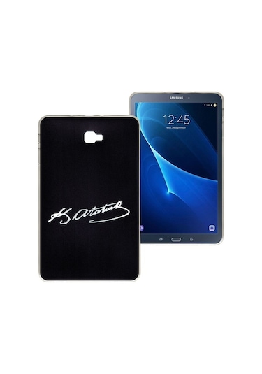Samsung Uyumlu Galaxy Tab T580 Baskılı Silikon Kılıf Bk-50