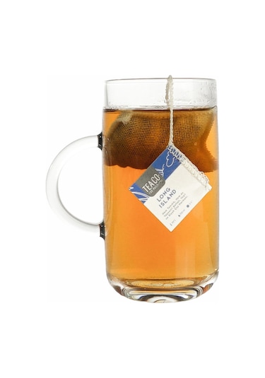 Tea Co. Long Island Şeftali & Güllü Yeşil Siyah Çay Müslin Torba 12 x 2 G