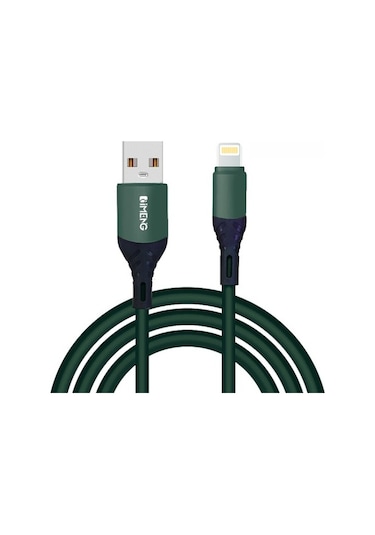 Imeng 6A Usba To Lightning Data Ve Hızlı Şarj Kablosu Ml60 Yeşil