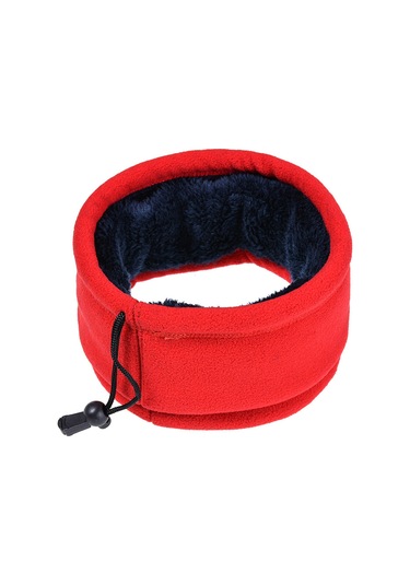 Wezone Kışın Sıcak Tutan Polar Boyunluk - Kırmızı, Bisiklet, Kayak Ve Diğer Açık Hava Aktiviteleri İçin Kırmızı