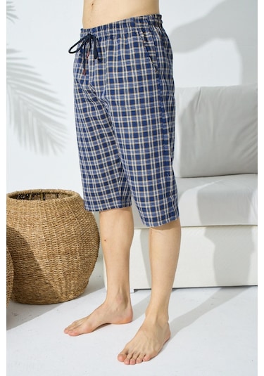 Kly 186 Erkek Poplin Kumaş Kapri 001