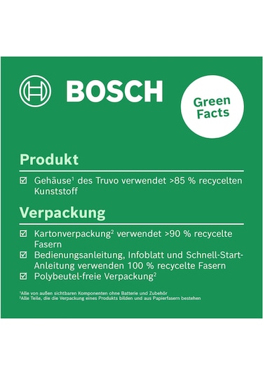 Bosch Home & Garden Truvo Duvar Dedektörü Tek Tuşla Kolay Kullan