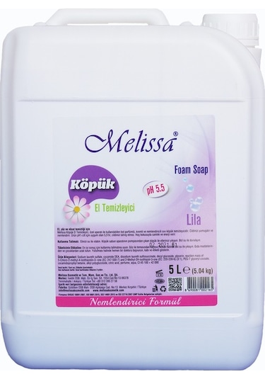 Melissa Lila Köpük El Temizleyici Sabun 5 L