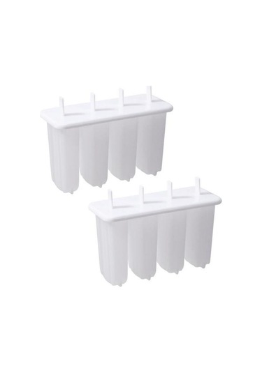 Jms Güvenli Buz Lolly Kalıpları Gıda Sınıfı Bpa İçermeyen Buz Küpleri Yapımı Beyaz