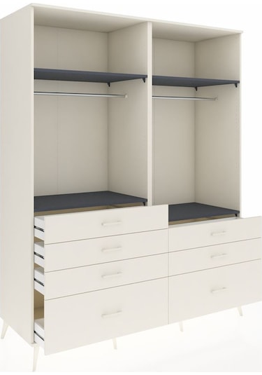 Kronos Gardrop 4 Raflı 7 Çekmeceli 2 Askılı 176x59x221 Aytaşı-antrasit/aytaşı Antrasit/aytaşı Kronos Gardrop 4 Raflı 7 Çekmeceli 2 Askılı 176x59x221 Aytaşı-antrasit/aytaşı Antrasit/aytaşı
