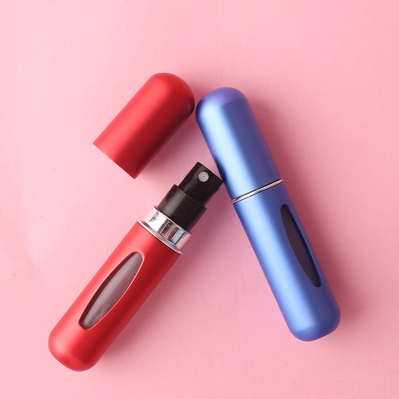 Dofolink Seyahat İçin 5ml Alüminyum Sprey Botu - Kozmetik Parfüm Dolum Seti - Dayanıklı Malzeme - Kolay Kullanım - Fabrika Satışı - Altın Renk Diğer