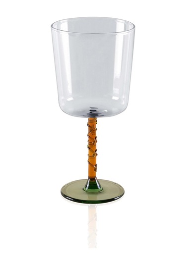 The Mia Line Şarap Kadehi Sarı 300 Ml Şeffaf