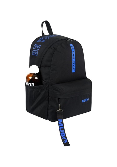 Geniş Hacimli Günlük Ve Okul Kullanımına Uygun Unisex Siyah Sax Sırt Çantası Pwcnt005 Siyah Sax