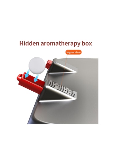 Hallow K22834-24V 3 Kafalı Taşınabilir Araç Vantilatörü Soğutma Fanı 2 Siyah