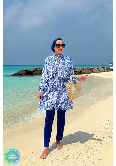 Kahijab Sea Tesettür Mayo Mavi