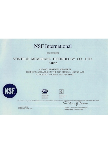 WaterMelon Vontron Membran Su Arıtma Cihazı Filtresi Ana Filtre 10 Adet