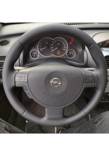 Opel Corsa C Kasa 2000-2006 Araca Özel Direksiyon Deri Kılıfı Dü
