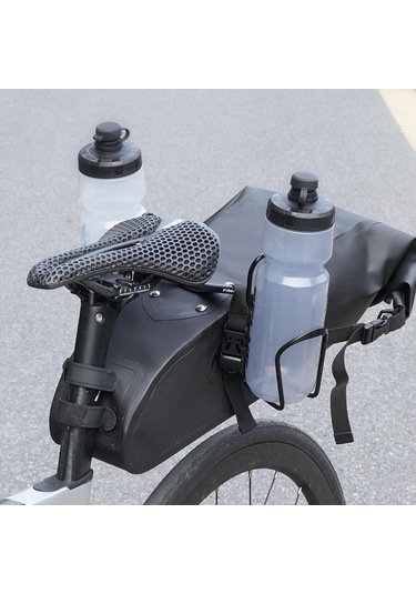 Pazly Tutucu Siyah Sele Sabitleyici Kurulum Kolay Homyl Çantası Bisiklet Ox Siyah