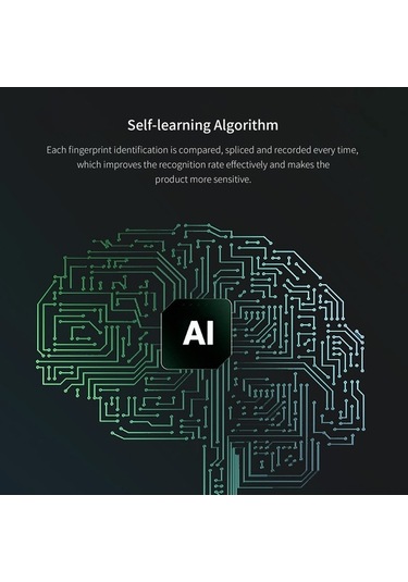 Pazly Akıllı Parmak İzi Kilidi - Usb Şarjlı, 360 Tanıma, 20 Parmak İzi Kapasite, Hızlı Açma Diğer
