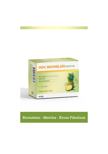 Mdc Bromelain Matcha 60 Tablet