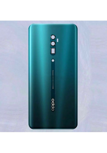 Oppo Reno 2 Z Arka Pil Kapağı - Lens Hariç - Yeşil