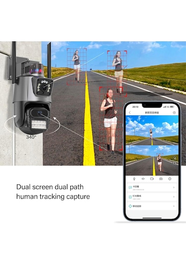 Ultratekno Cmr7 8mp Ptz Dış Mekan Full Hd Wifi Kamera Su Geçirmez