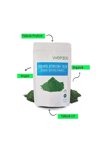 Wefood Organik Spirulina Tozu 100 gr
