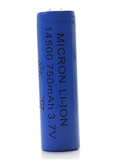 Micron 750 mAh 3.7 V 14500 Li-Ion Şarj Edilebilir Pil