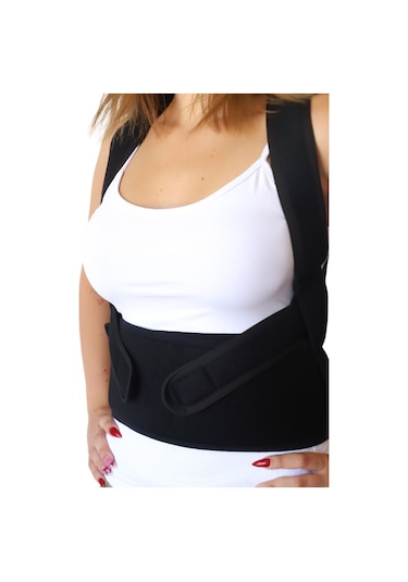Dik Duruş Korsesi Balenli Unisex Kamburluk Önleyici Korse Koltuk Altı Acıtmayan Tasarım